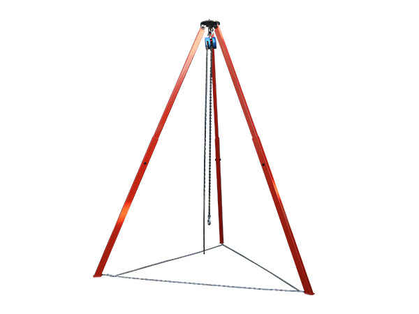 1800lbs Aluminum Rescue Tripod Workplace Safety Tripod Used for Security Fire Rescue Work