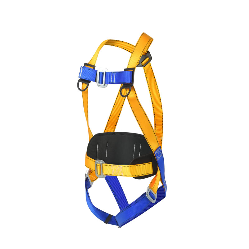 Buckles Double Hook with Lanyard Belt Climbing Parts Full Body Equipment Safety Harness